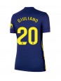 Billige Atletico Madrid Giuliano Simeone #20 Bortedrakt Dame 2025-26 Kortermet